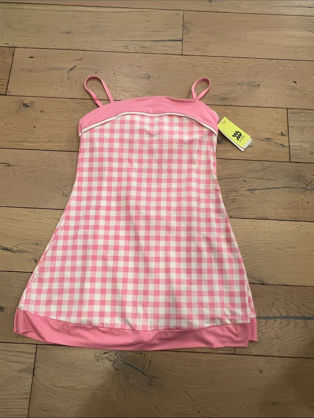 all in motion Pink Gingham Sleep Dress with Adjustable Straps